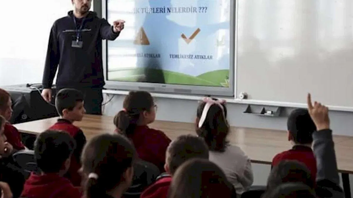 Kütahya Belediyesi’nden öğrencilere 'sıfır atık' bilinci
