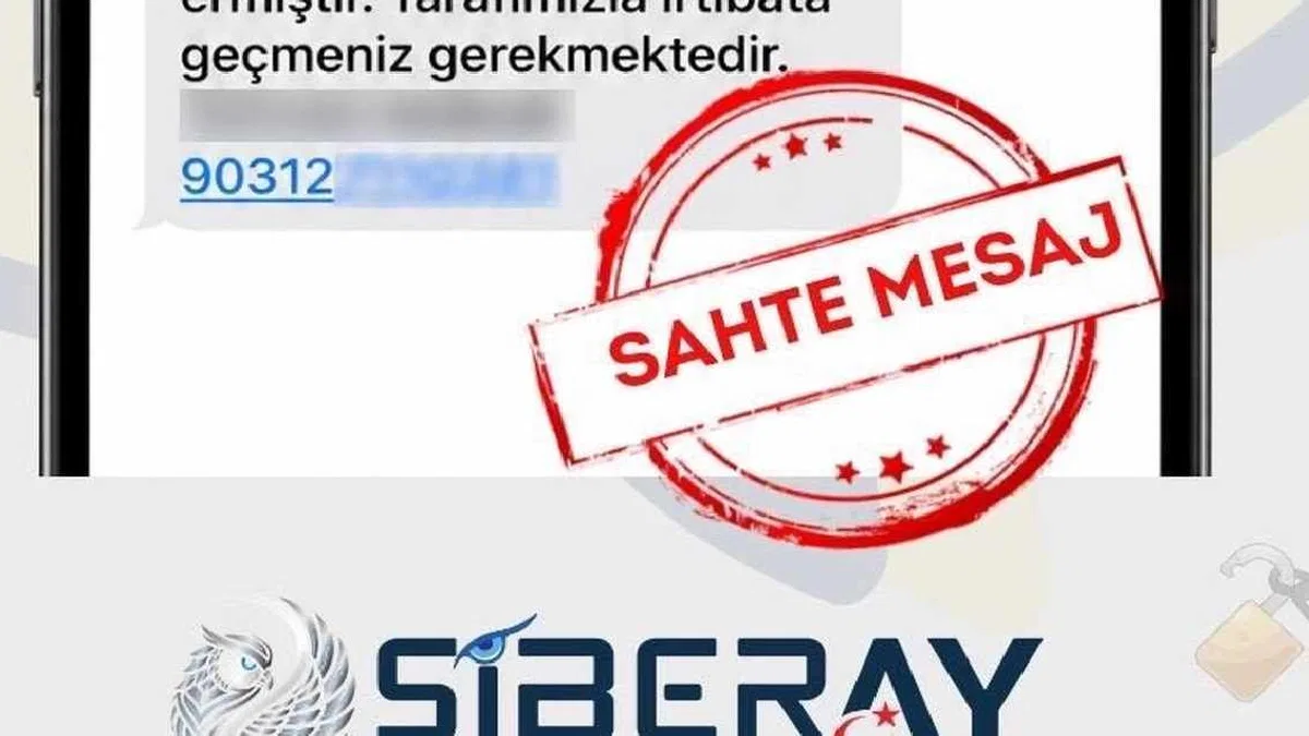 SİBERAY'dan sahte icra ve e-tebligat mesajlarına karşı kritik uyarı