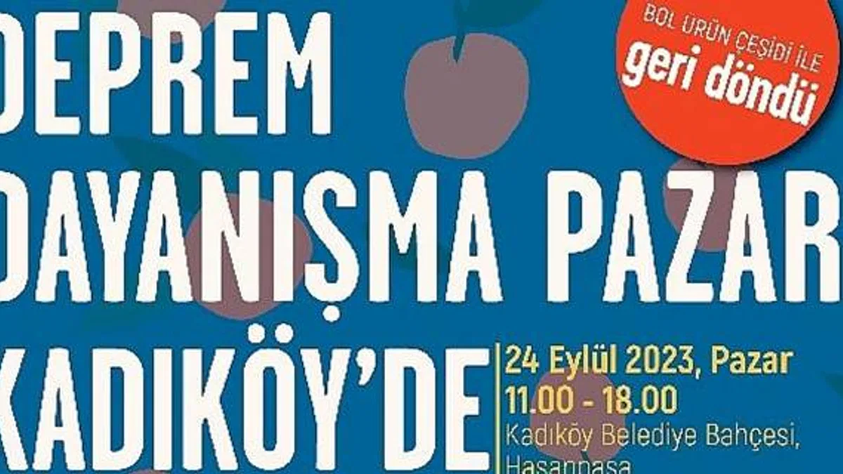 Kadıköy, Depremzede Çiftçilerle Dayanışmaya Devam Ediyor