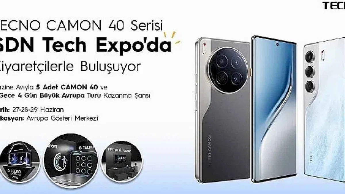 TECNO, CAMON 40 Premier 5G ve CAMON 40 Pro 5G Türkiye lansmanına geri sayım başladı!
