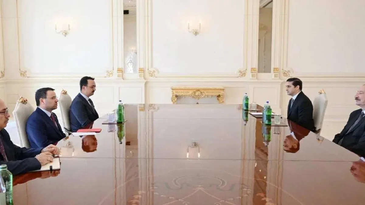 Bakan Gürlek, Azerbaycan Cumhurbaşkanı Aliyev ile görüştü