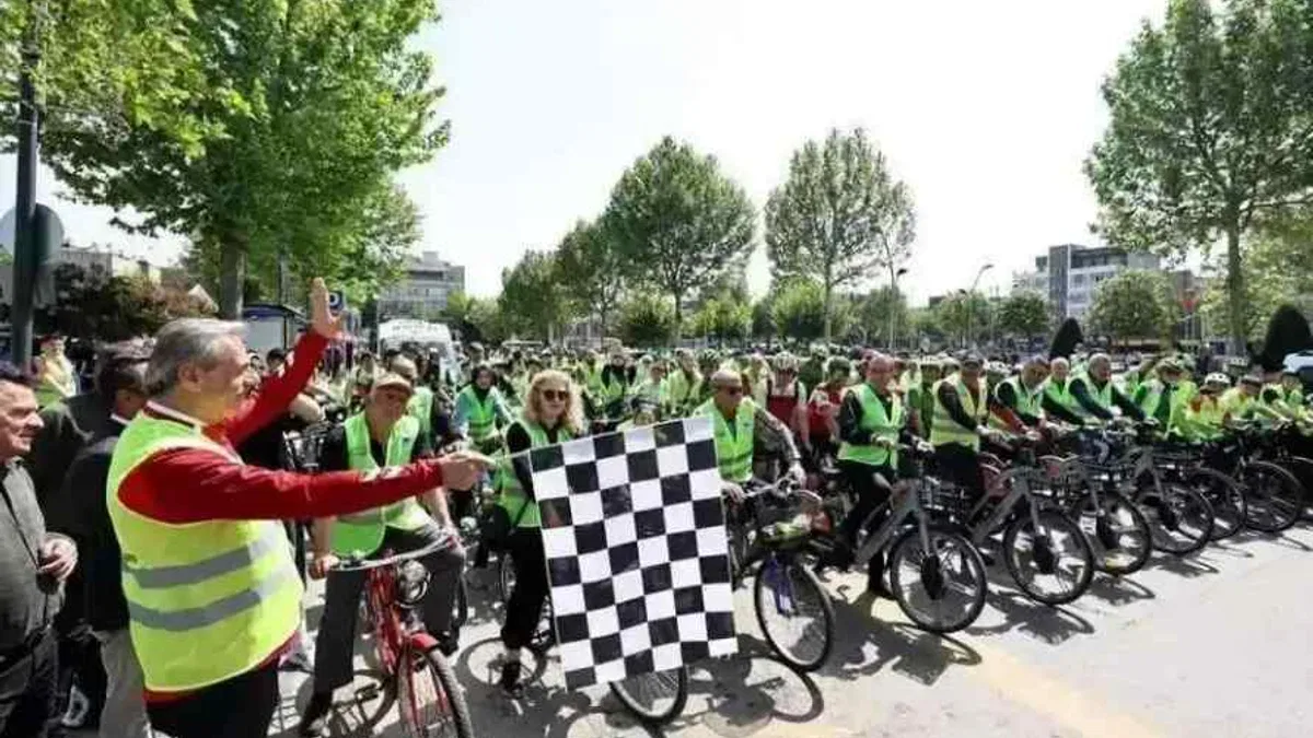 Sakarya'da pedallar farkındalık için çevrildi