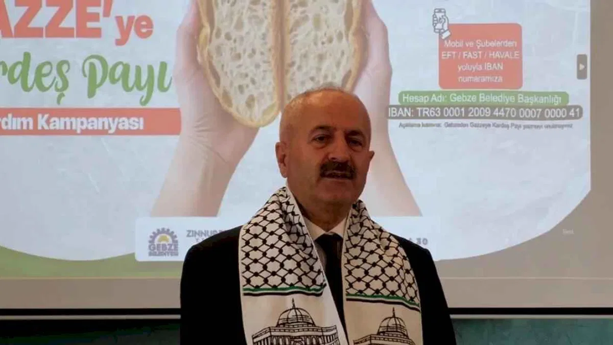 Gebze’den Gazze’ye kardeş payı