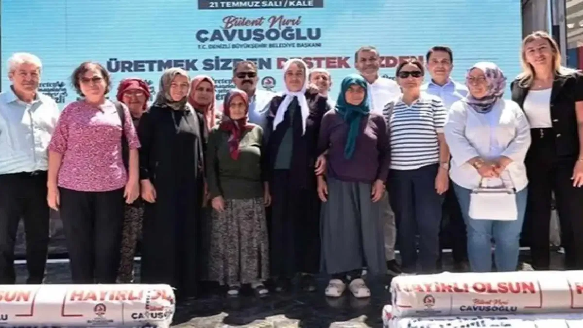 Denizli Büyükşehir’den üreticiye büyük destek