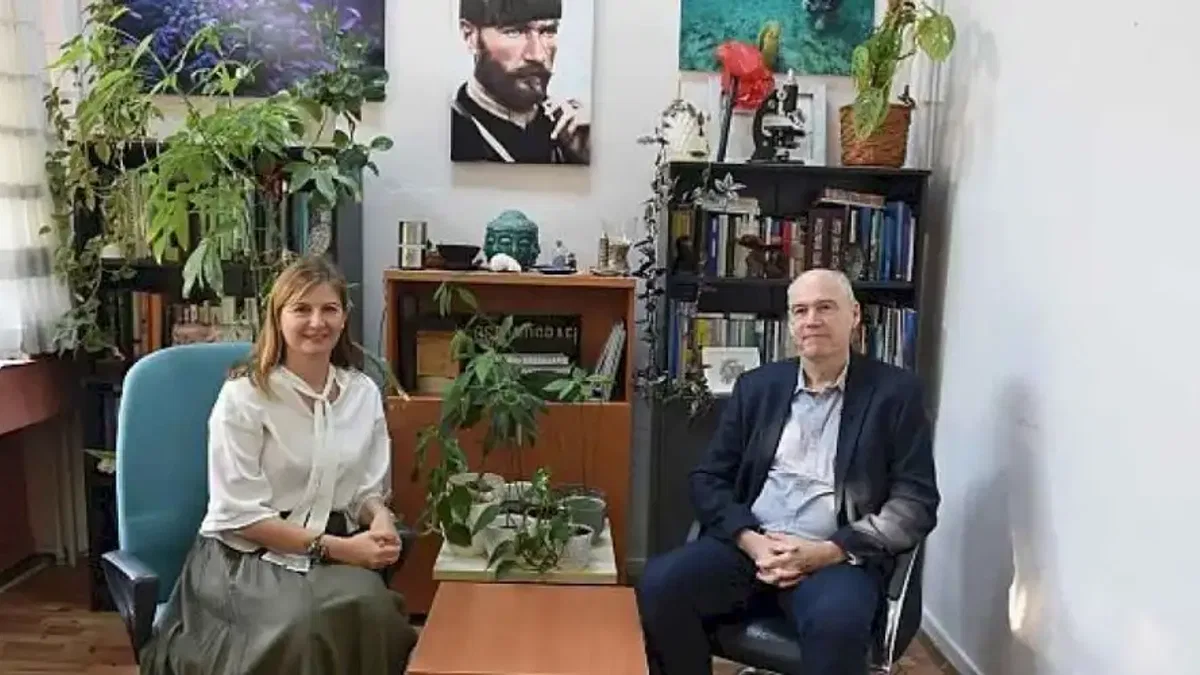Dünyaca ünlü iklim bilimci Prof. Dr. Edouard Bard, Ege'ye konuk oldu