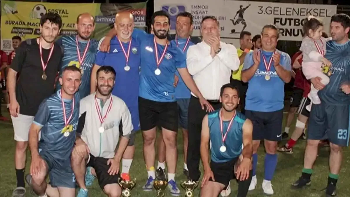 İnşaat Mühendisleri yeşil sahalarda ter döktü