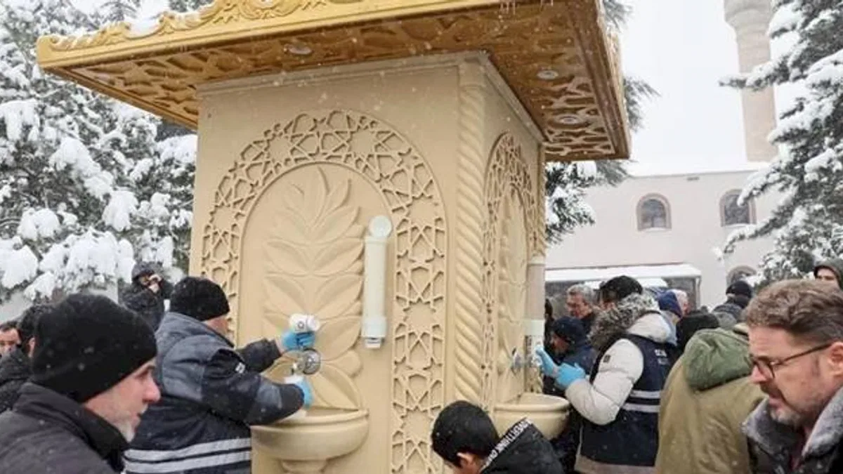 Kayseri Kocasinan'ın 'İkram Çeşmesi' gönüllere akıyor