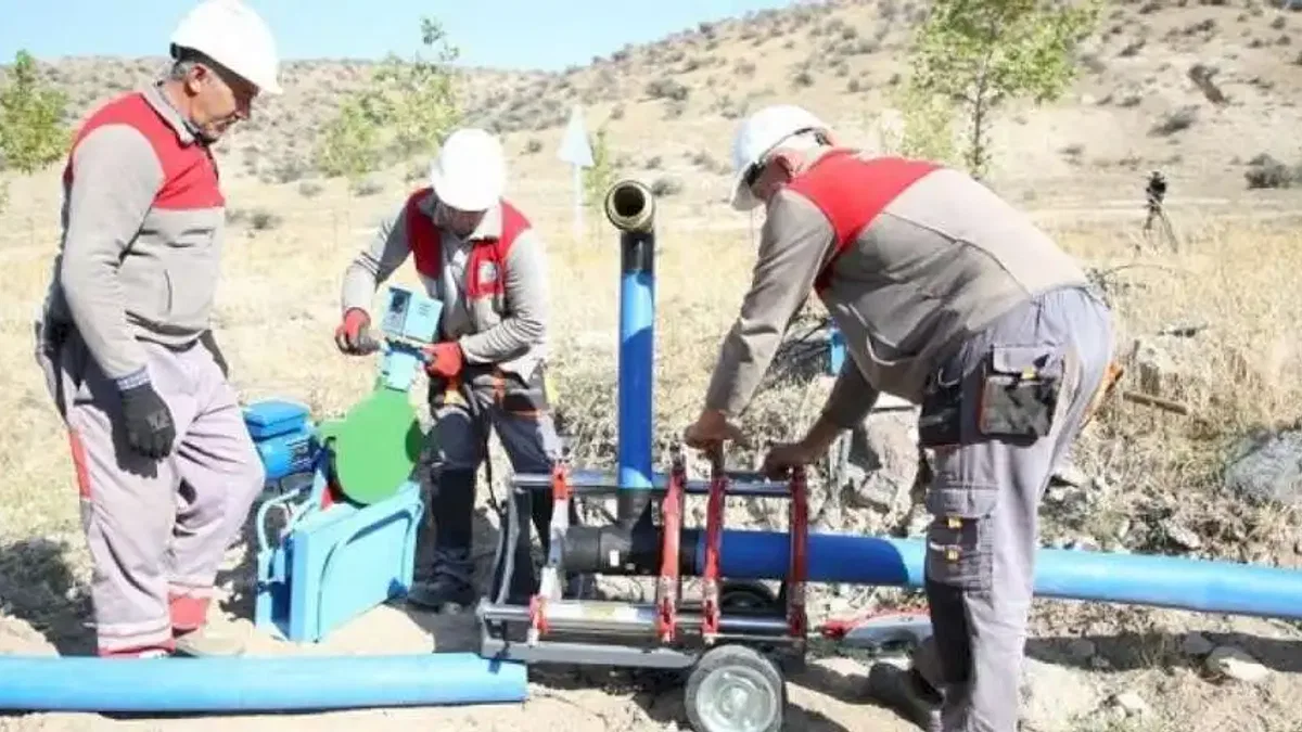 Kayseri Melikgazi'de tarımsal sulamayla yüksek su verimi