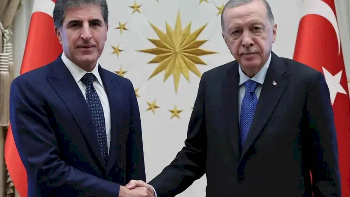 Cumhurbaşkanı Erdoğan Barzani ile görüştü