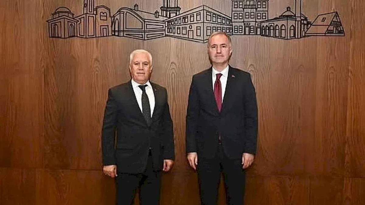 Mustafa Bozbey'den Başkan Taban'a Ziyaret