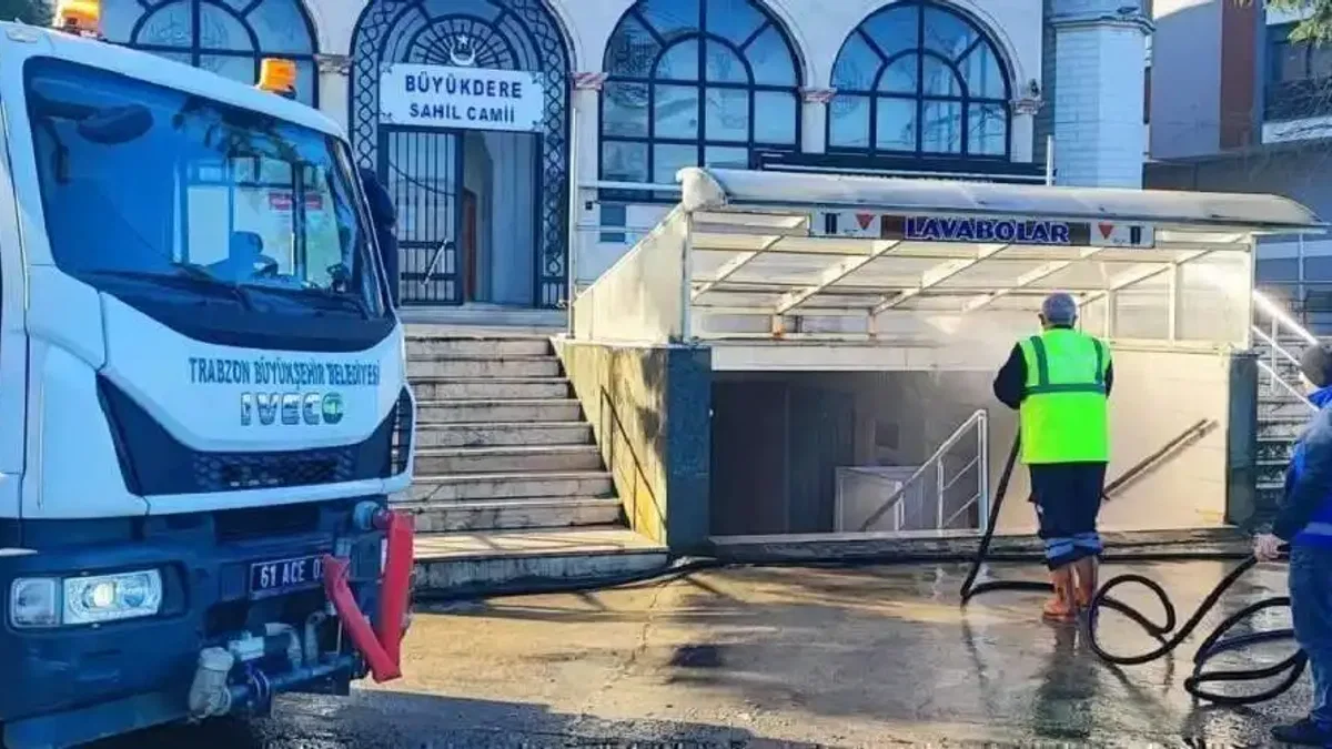 Trabzon’da bayram öncesi temizlik seferberliği