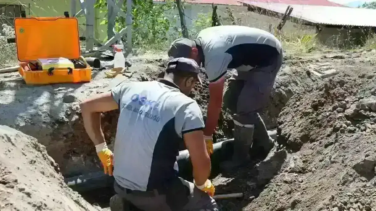 Ordu Akkuş'ta 250 hanenin su sorunu çözüldü