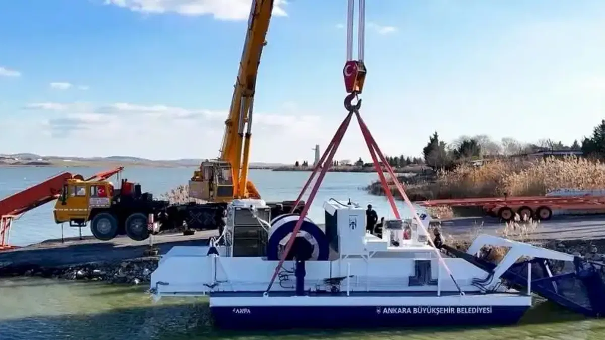 Göl Yüzeyi Bitki Temizleme Makinesi İle Abb’den Kapsamlı Temizlik
