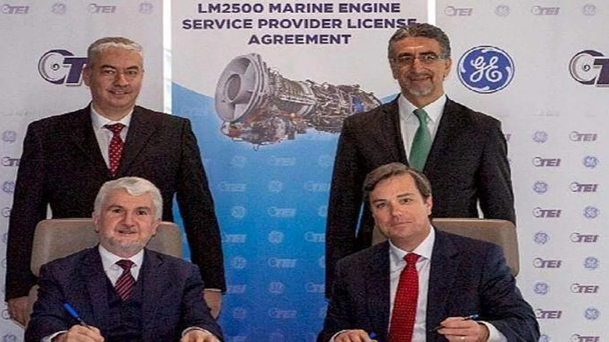 GE Marine ve TEI, LM2500 Deniz Gaz Türbinlerinin Bakım, Onarım ve Revizyonları için Lisans Anlaşması İmzaladı