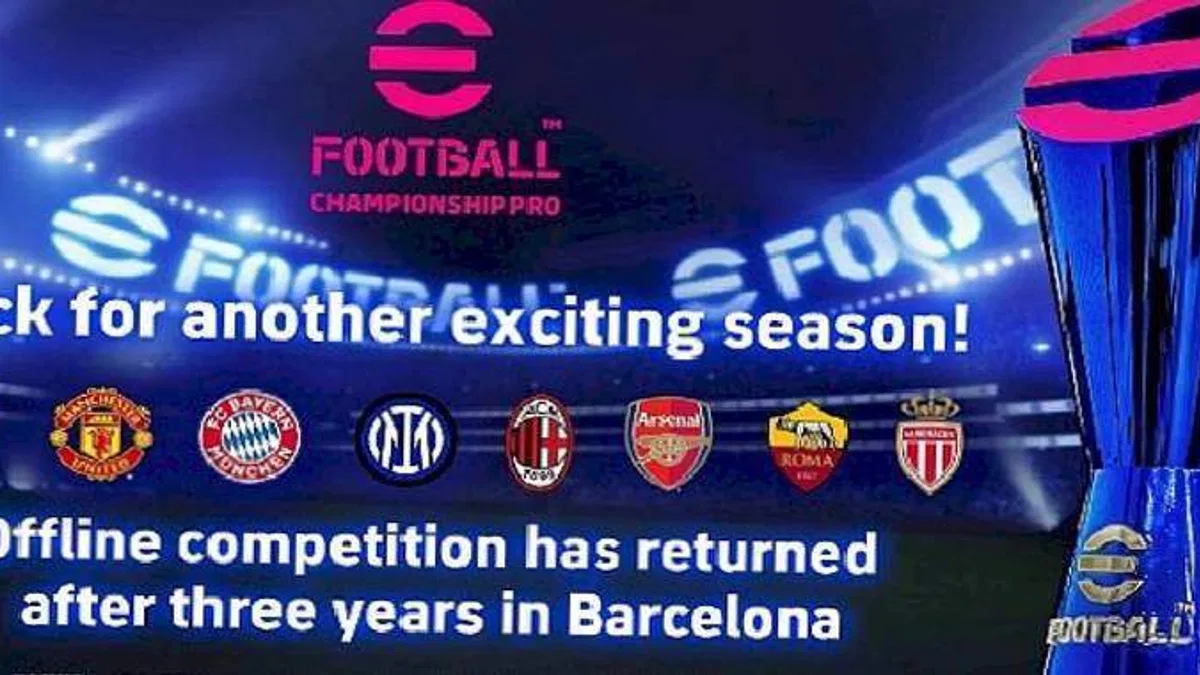 KONAMI, eFootball Championship Pro 2023'te Yarışacak Sekiz Kulübü Duyurdu