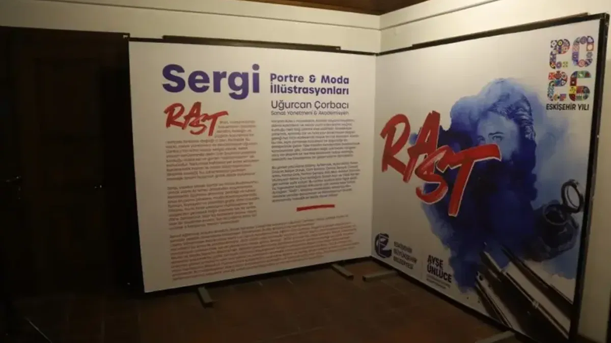 Eskişehir’de ‘Rast’ sergisi açıldı
