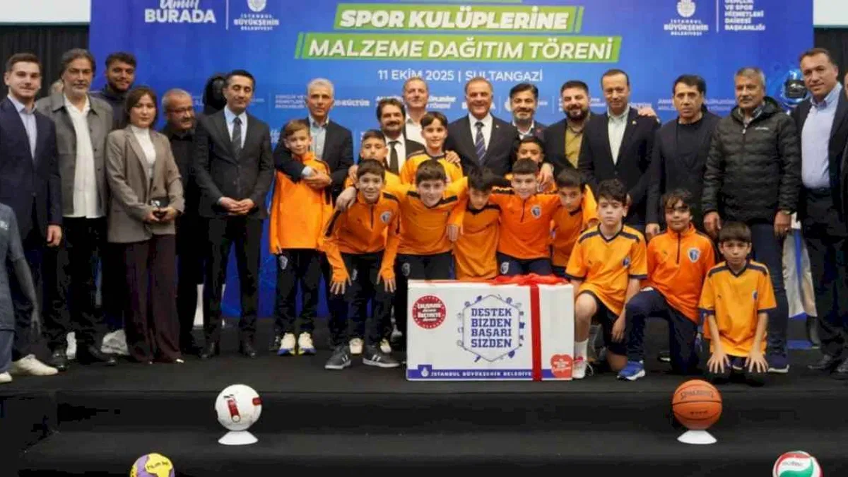 İstanbul Büyükşehir'den amatör spor kulüplerine 100 milyon TL'lik malzeme desteği
