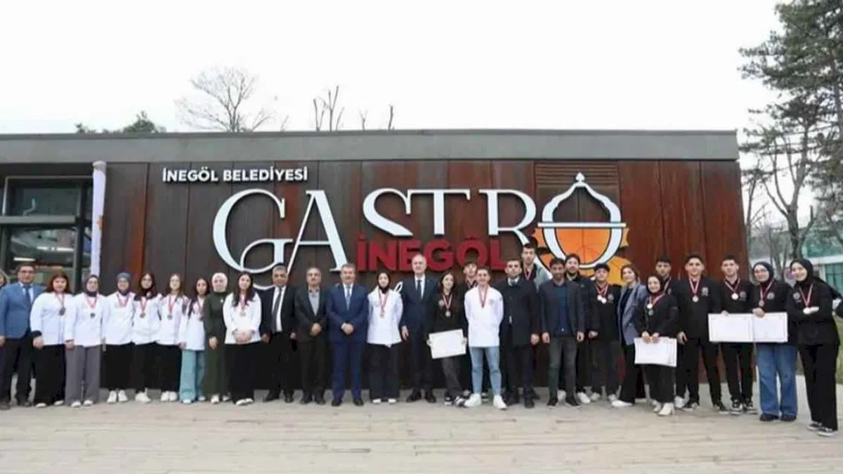 Bursa İnegöl'de Başkan Taban gastronomi şampiyonlarını ağırladı