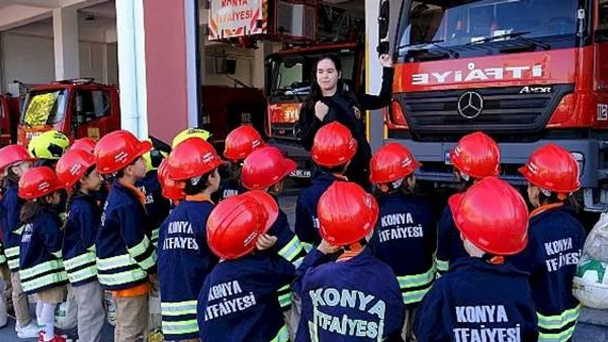 Konya Büyükşehir Bu Yıl 32 Bin Öğrenciye Yangın ve Afet Bilinci Eğitimi Verecek
