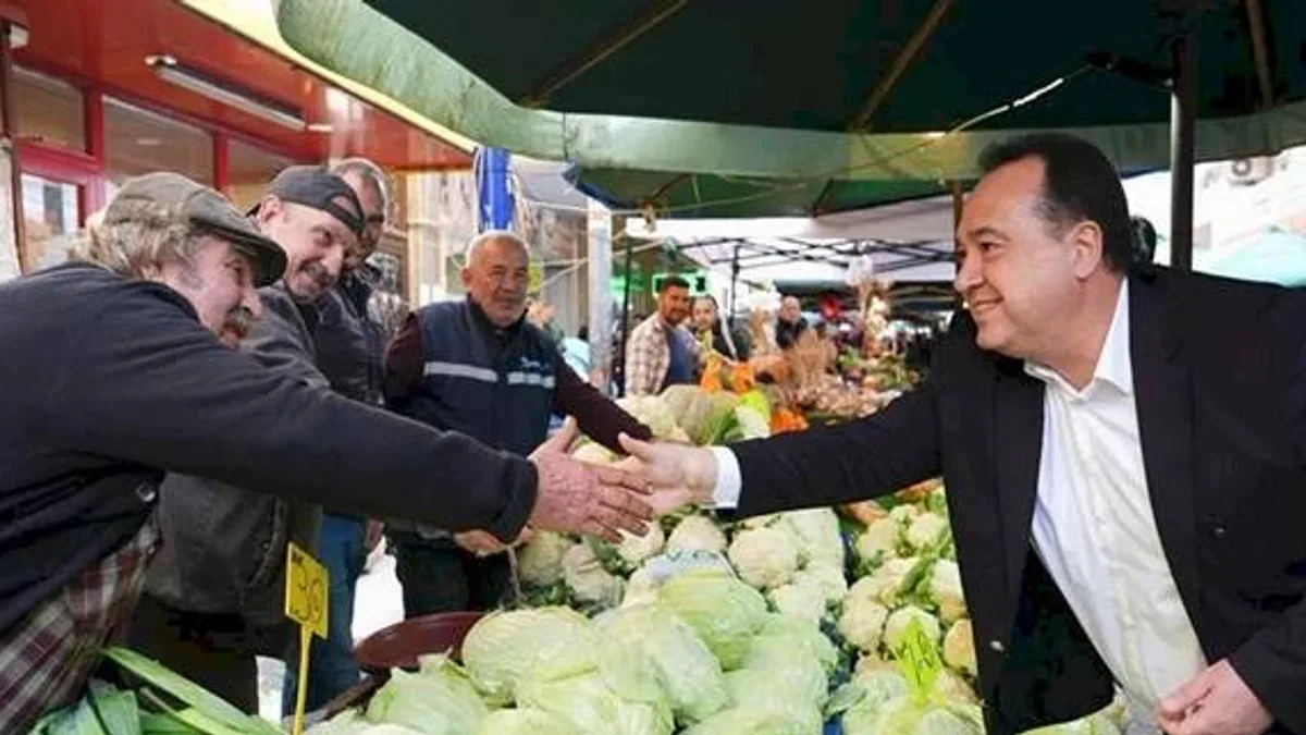 Manisa Büyükşehir’den Karaköy Pazarı ziyareti