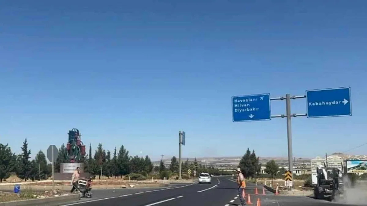Şanlıurfa-Diyarbakır Yolu Kabahaydar Kavşağına sinyalizasyon sistemi kuruldu