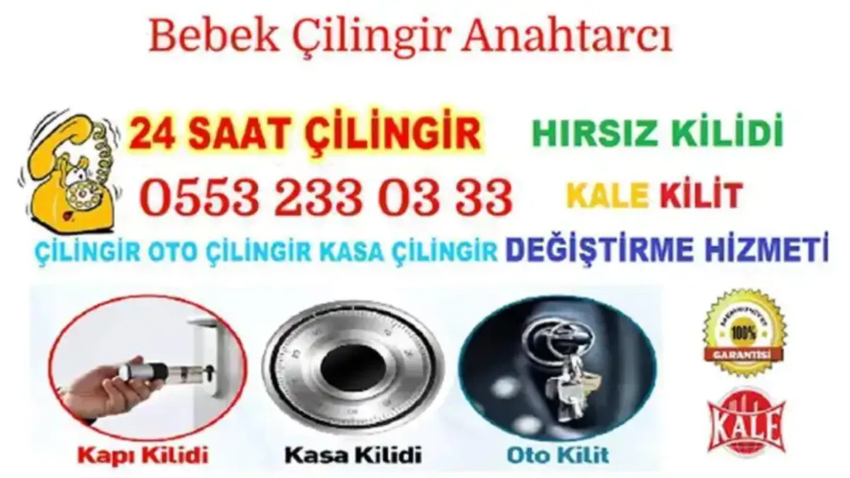 Bebek Bölgesinde 7/24 Kaliteli Kilit Hizmetleri