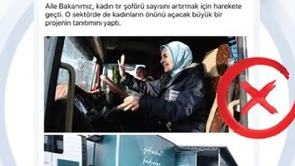 Bakanlıktan 'Kadın TIR şoförlerine teşvik' iddialarına yalanlama