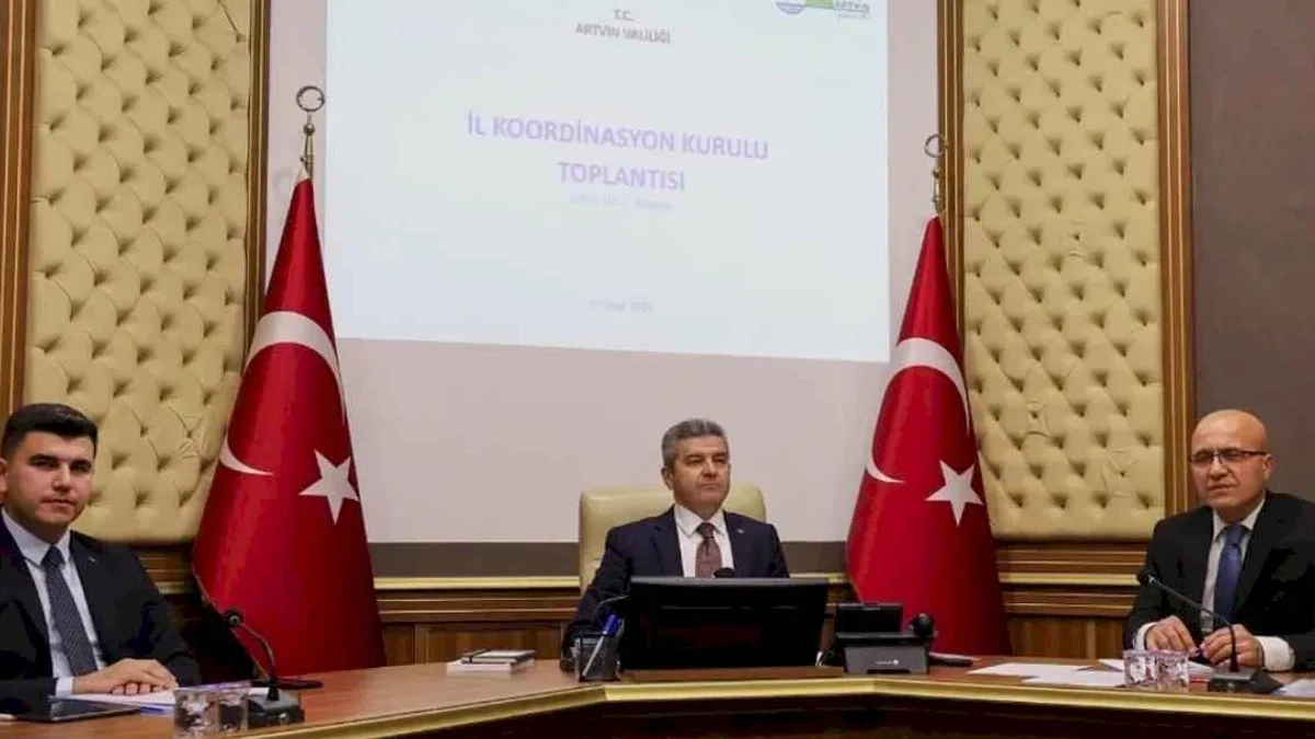 Artvin'de İl Koordinasyon Kurulu toplandı