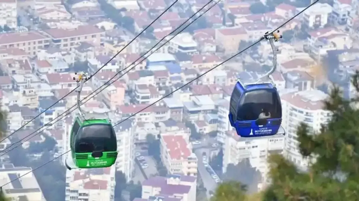 Balçova Teleferik Tesisleri periyodik bakıma alınıyor