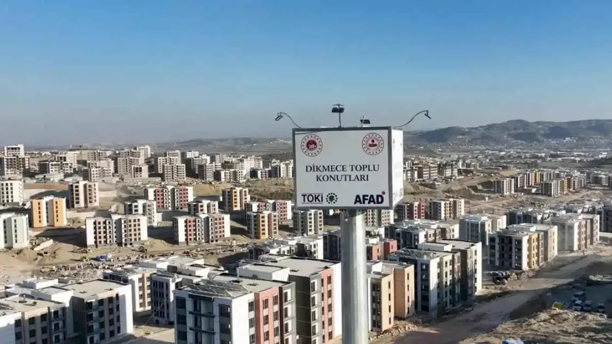 İkinci şantiyede konutlar yükseliyor