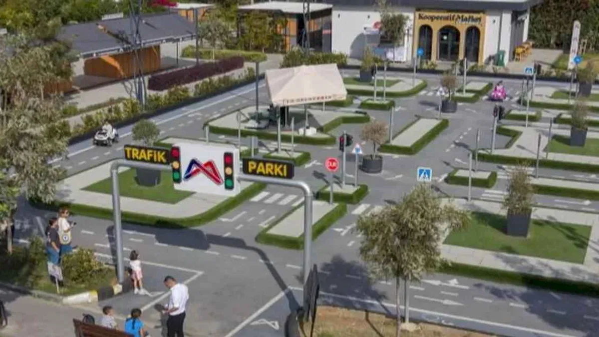 Mersin'de 'Trafik Park' çocuk neşesiyle doldu