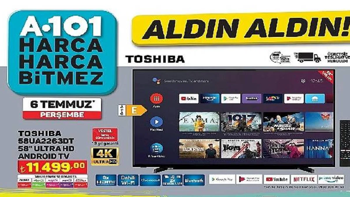 Avantajlı Fiyatlarıyla Teknolojik Ürünler Bu Hafta A101'de