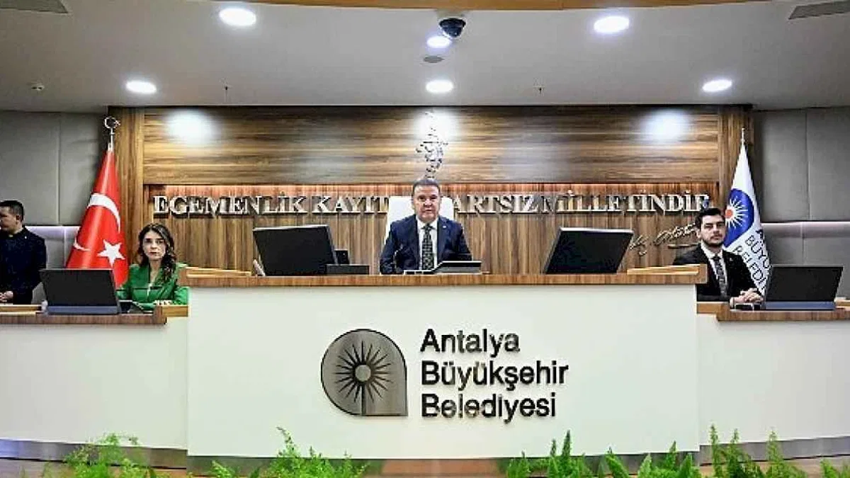 Antalya Büyükşehir Belediyesi'nin 2025 yılı tahmini bütçesi 39 milyar TL