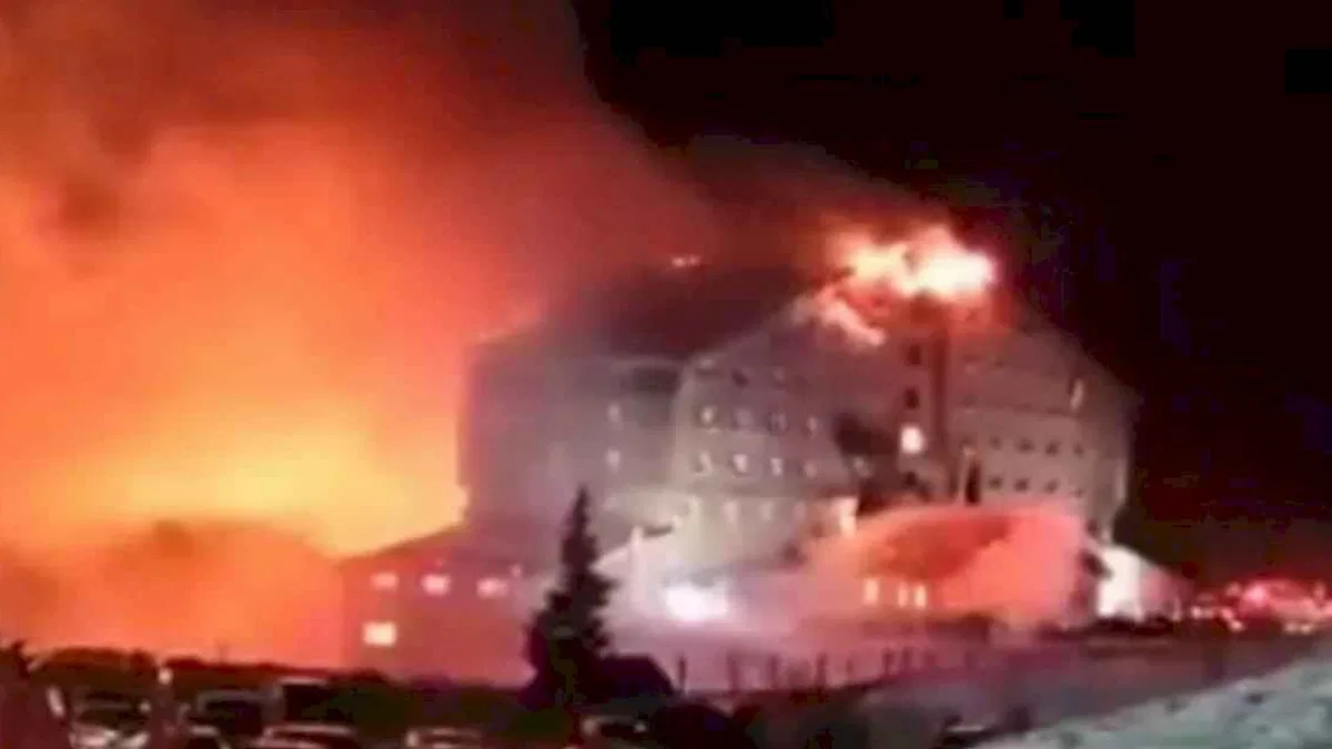 Bolu Kartalkaya'da otel yangını : 10 Ölü