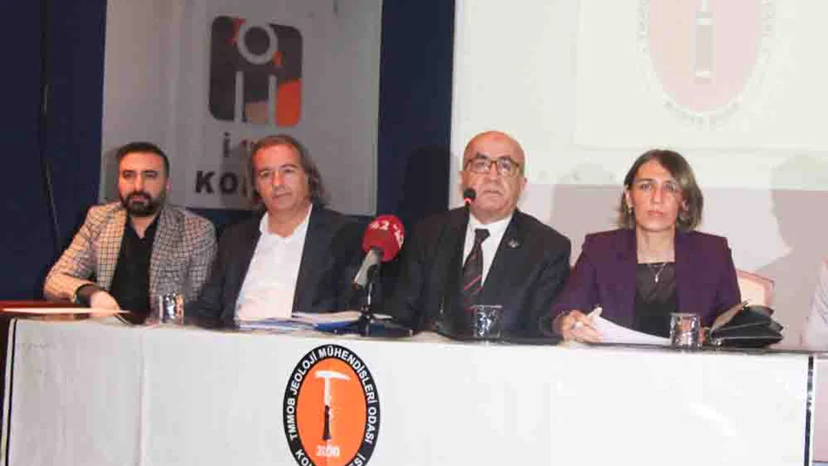 Konya'da Jeoloji Mühendisleri Genel kurulu yapıldı