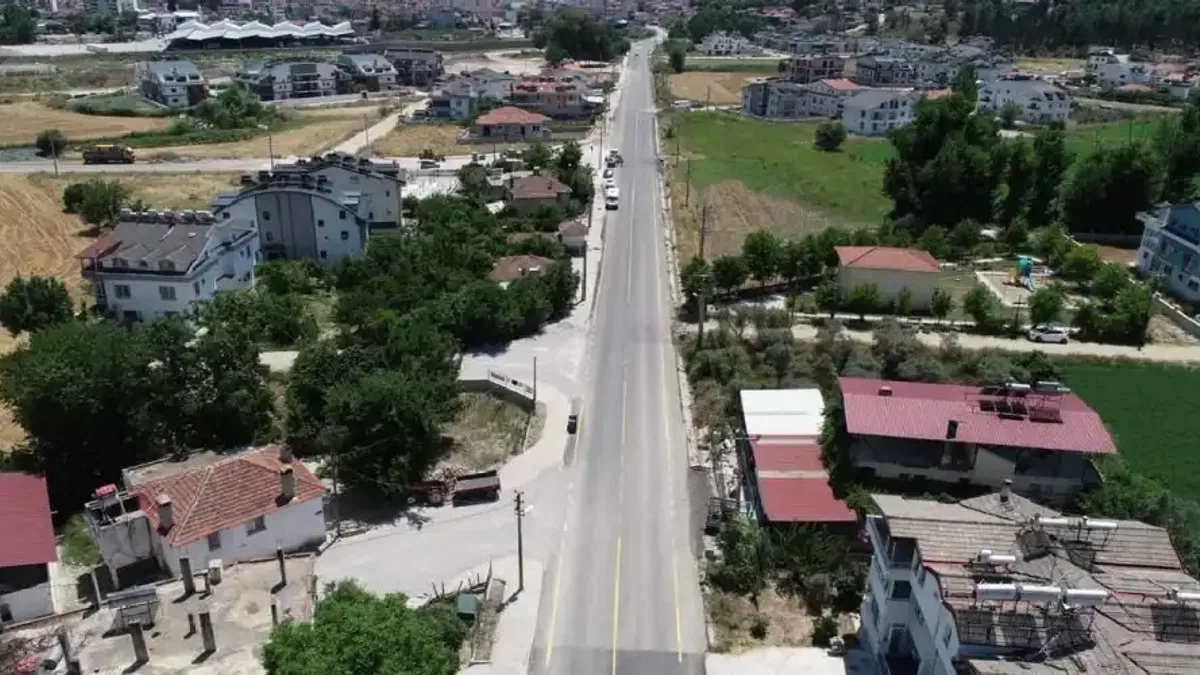 Muğla'da Seydikemer Belen’de yol çalışmaları tamamlandı
