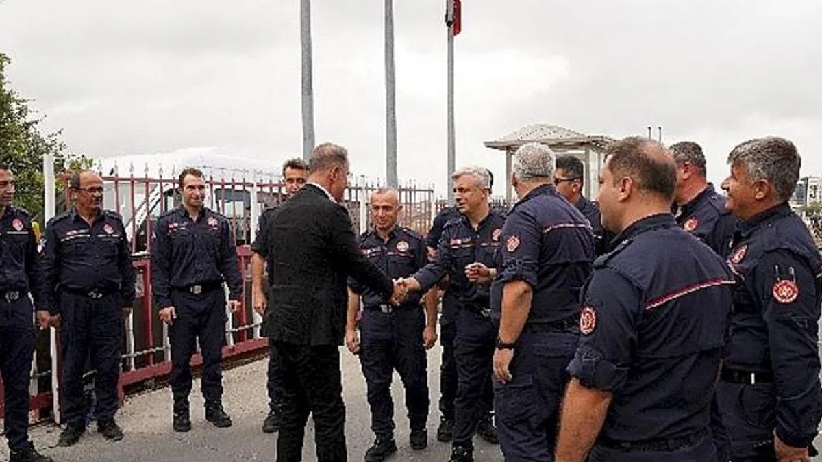 Başkan Çalık İtfaiye Haftası'nı Kutladı