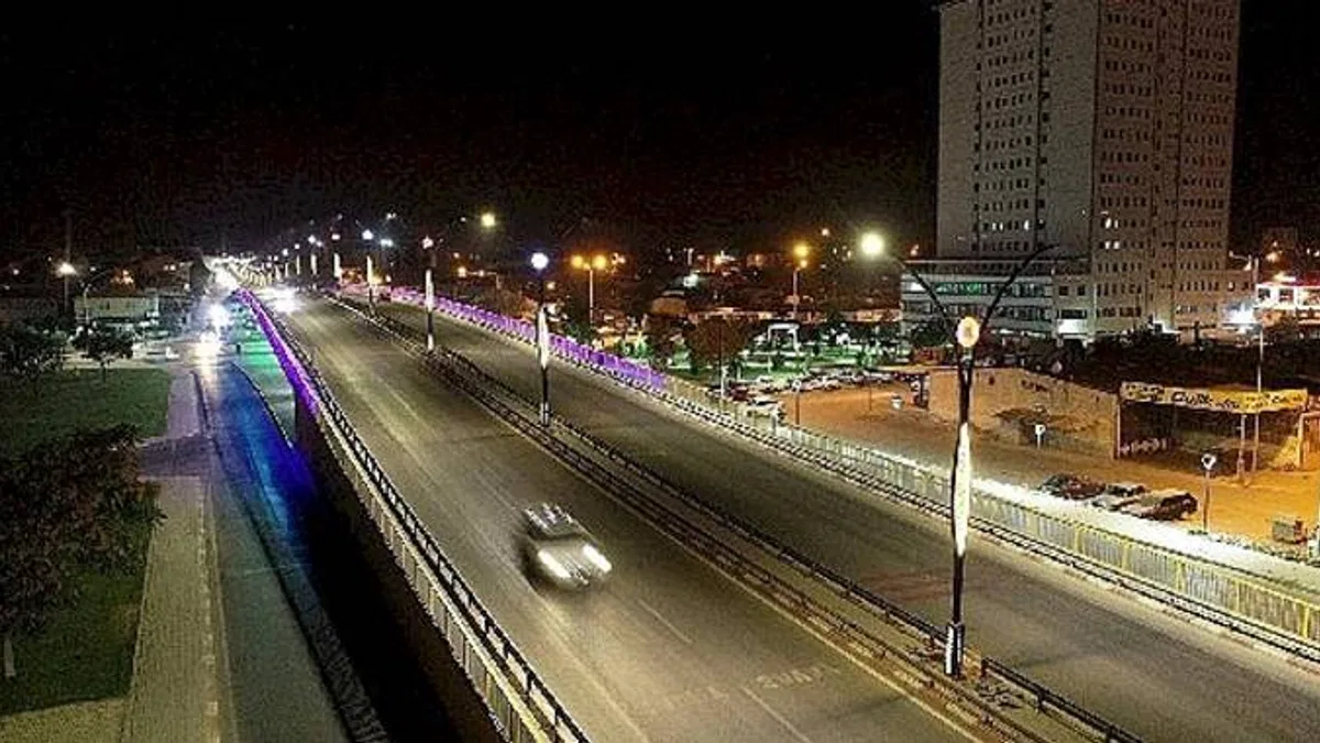 İbrahim Öktem Bulvarı Işıl Işıl oldu