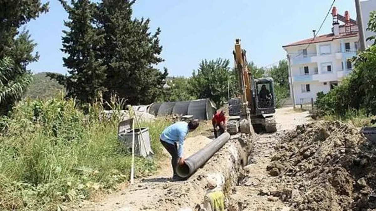 Manavgat Taşağıl Mahallesi'ne 40 milyonluk kanalizasyon projesi