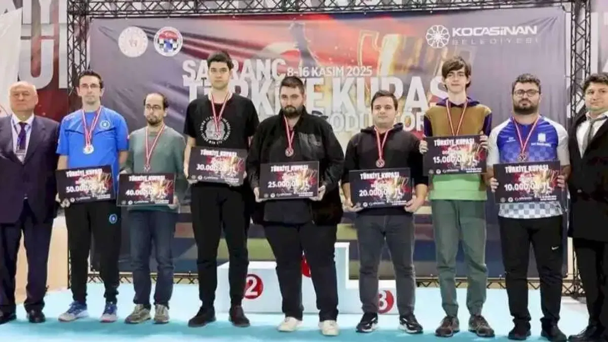 Kayseri Kocasinan'ın Satranç Türkiye Kupası sona erdi