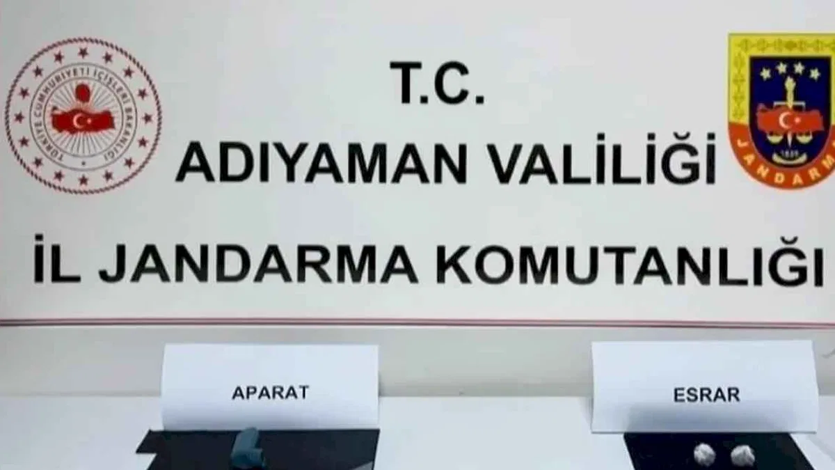 Adıyaman’da operasyon: 180 adet uyuşturucu madde ele geçirildi