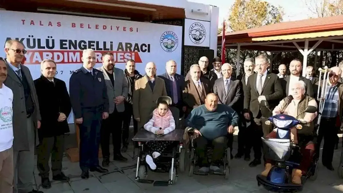 Kayseri Talas'ta engellilerin yüzü gülüyor