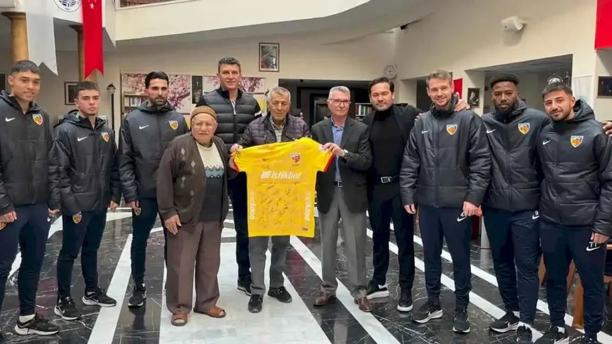 Kayserispor'dan 'huzur' dolu ziyaret