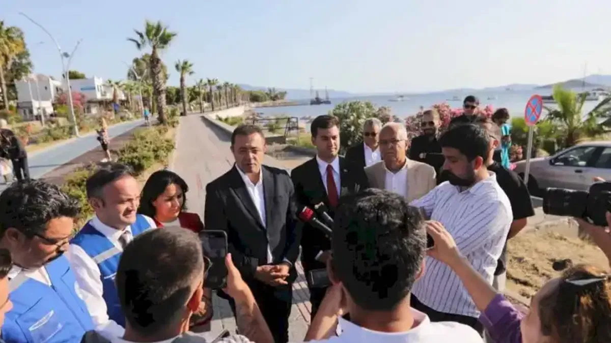 Bodrum’daki 62 Milyon TL’lik yol yatırımı tamamlanıyor