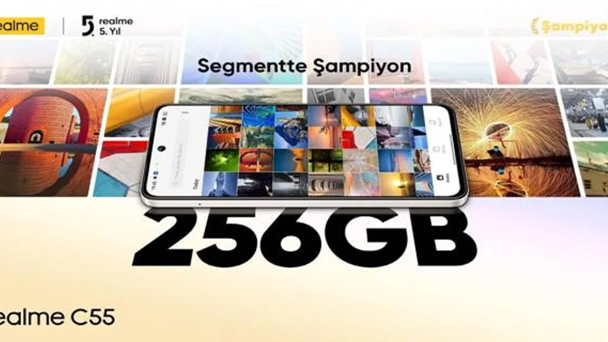 Tatilde Geniş Depolama Alanı Sunan Telefon: realme C55