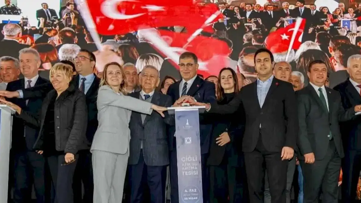 İzmir Körfezine yeni nefes! Çiğli Atıksu Arıtma Tesisi’nin 4. fazı açıldı!
