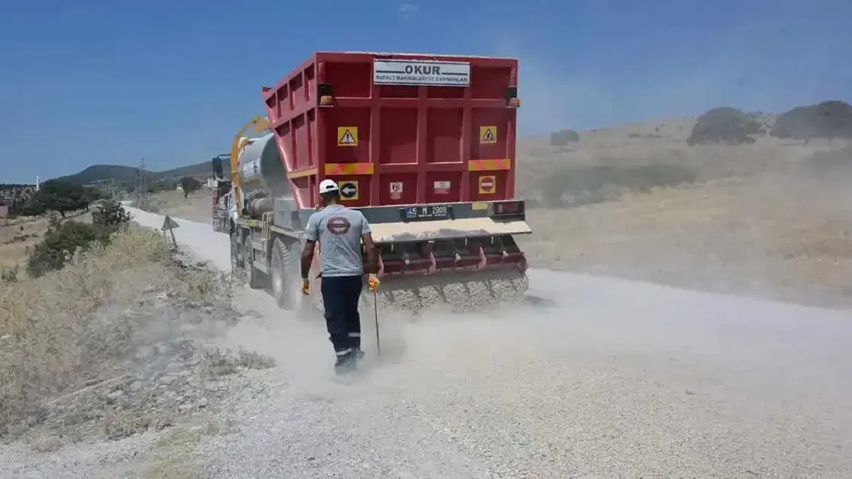 Yuntdağı’nın 10 kilometrelik yolunda konfor çalışması