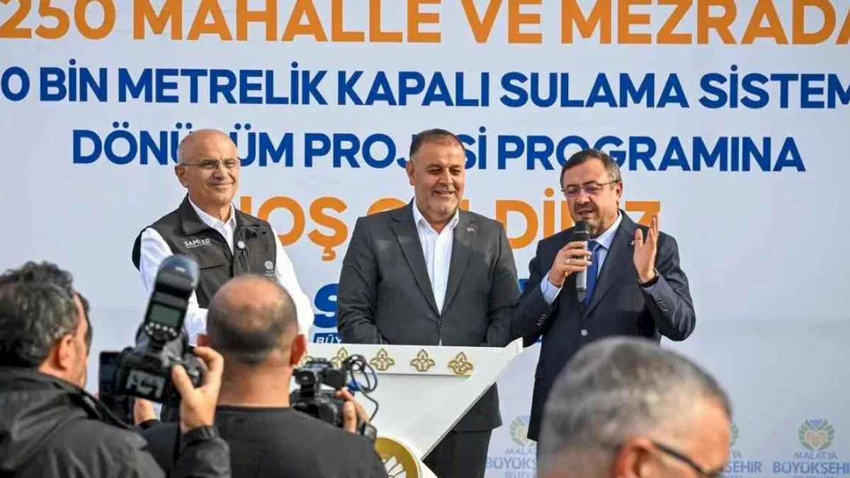 Malatya’da 70 milyon liralık sulama yatırımı