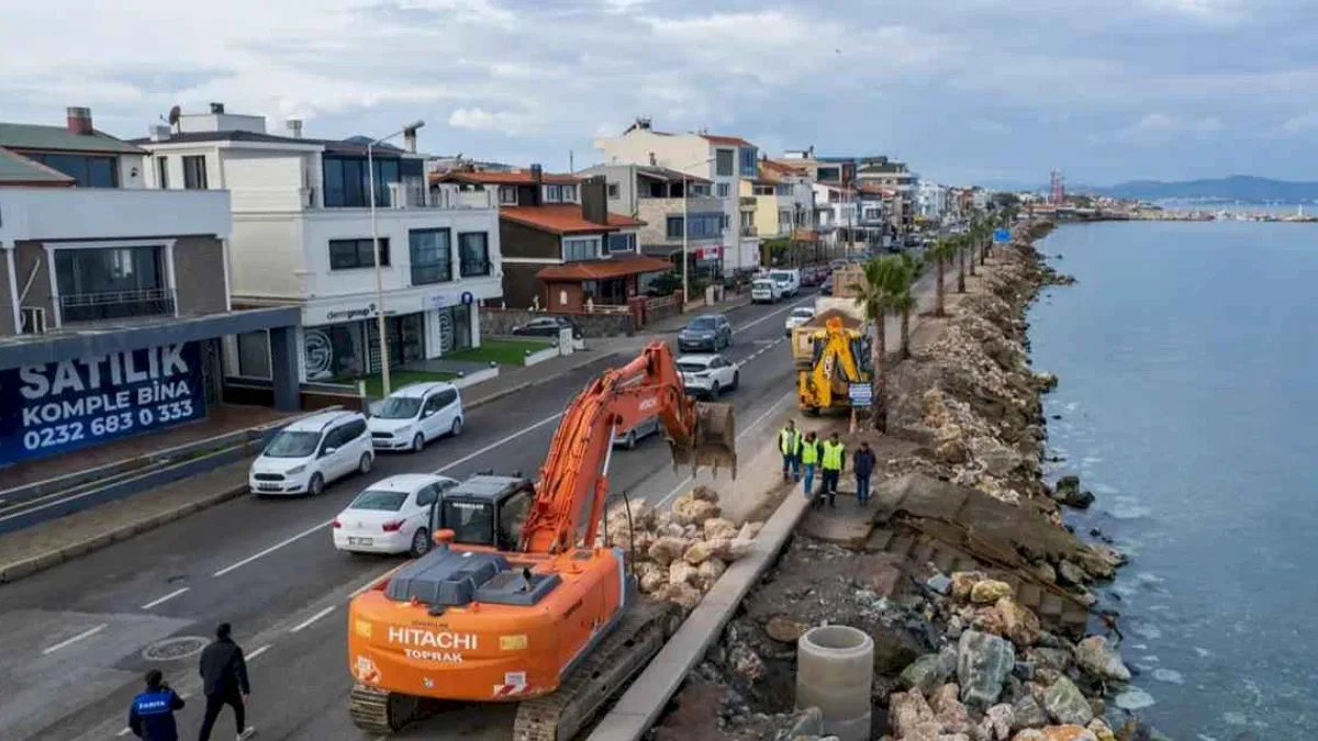İzmir Güzelbahçe’de yeni yılda çalışmalar sürüyor