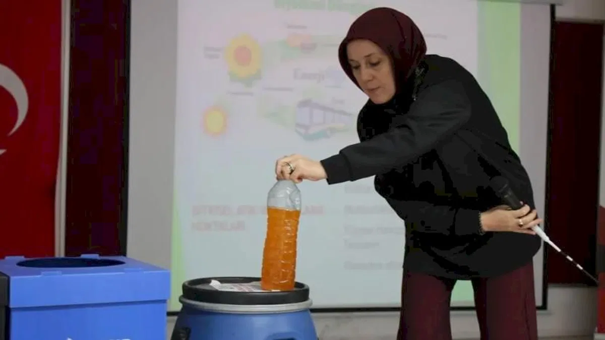 Ankara Keçiören'de öğrencilere çevre bilinci eğitimi